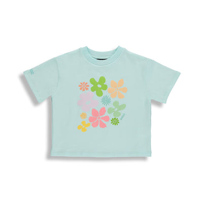 Summer Camp T-shirt |Blue Flowers| Kidz