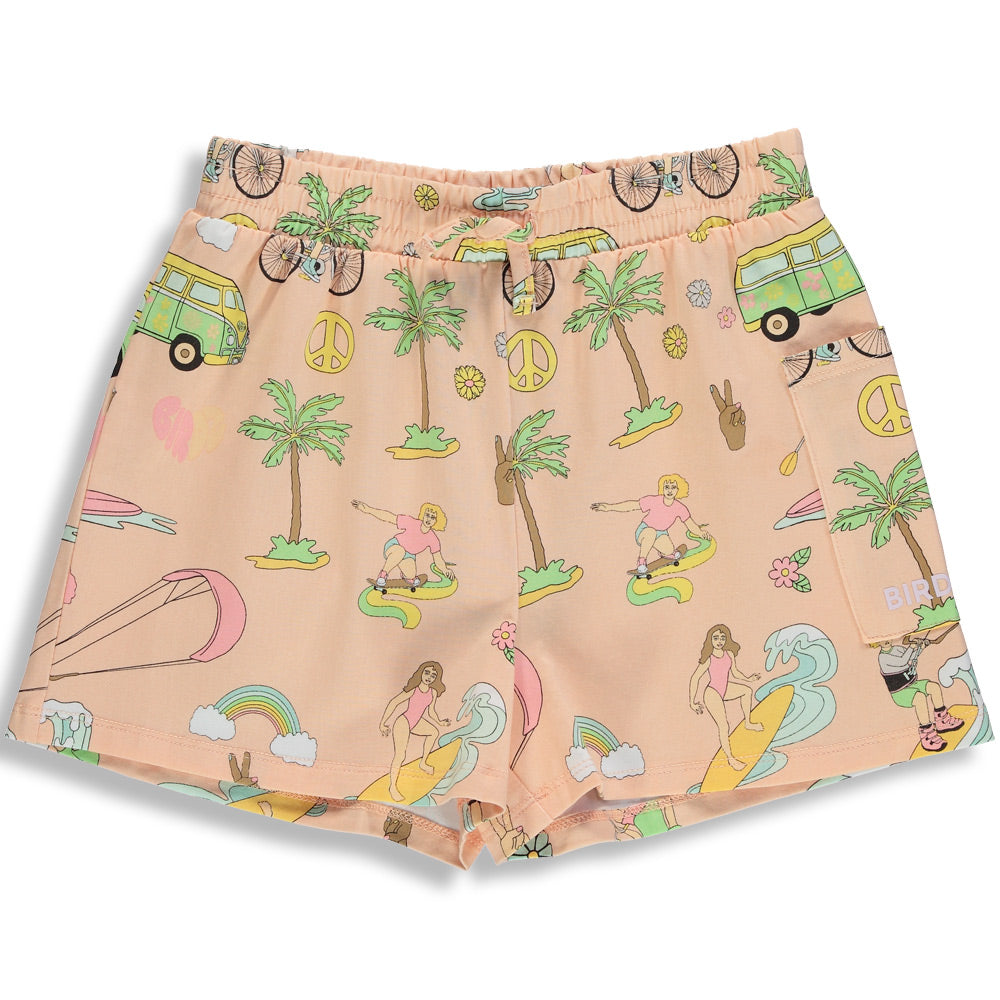 SAMPLE -Summer Camp Shorts |Papaya Punch| Kidz