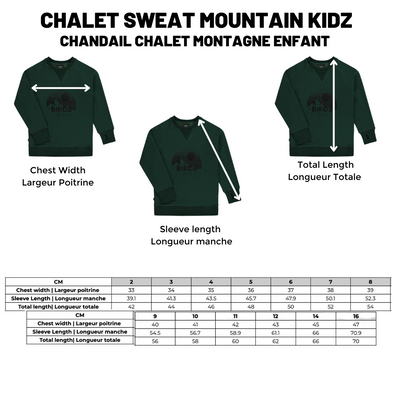 BIRDZ - Chalet Sweat Mountain |Dark Green| Kidz