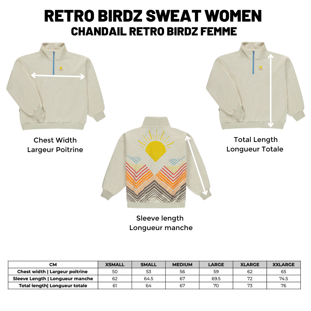 Retro Birdz Sweat |Ivory| Women