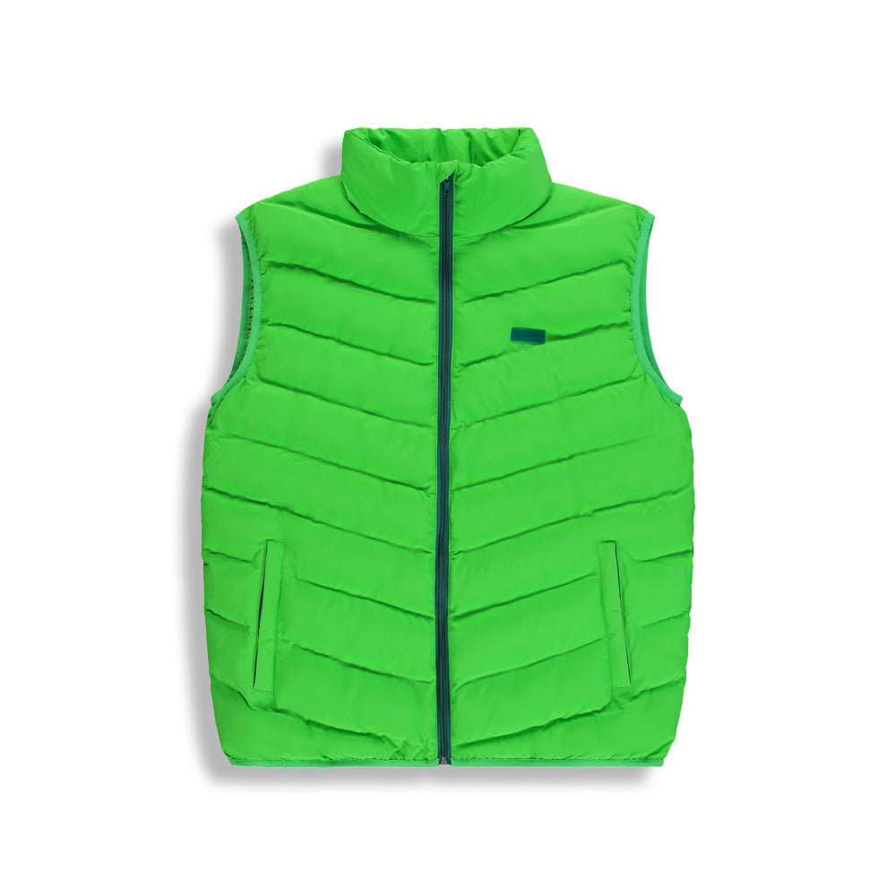 Puffy Vest |Neon Green| WOMEN