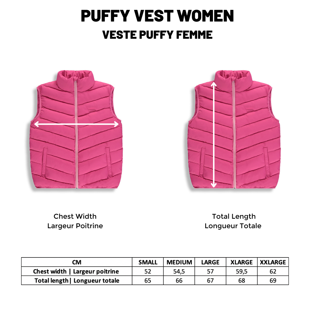 Puffy Vest |Vibrant Pink| Women