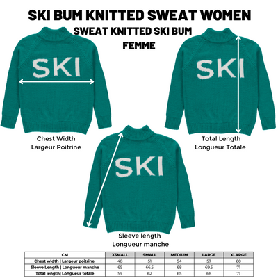 Ski knit |Quetzal Green| Women