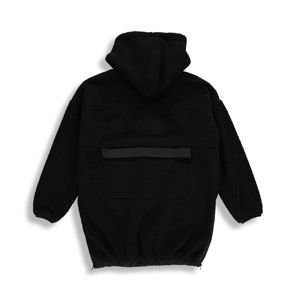 Sherpa Poncho |Black| Adult