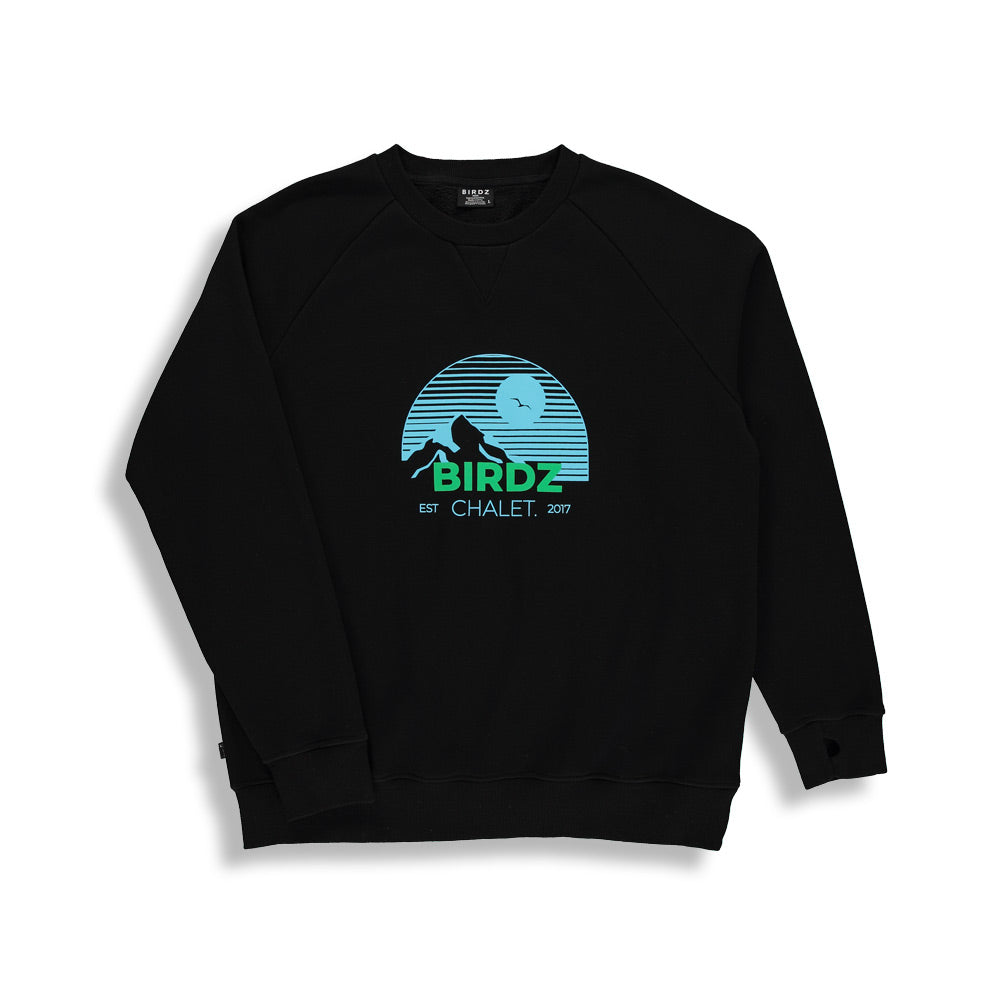 Mountain Chalet Crewneck |Black| Adult