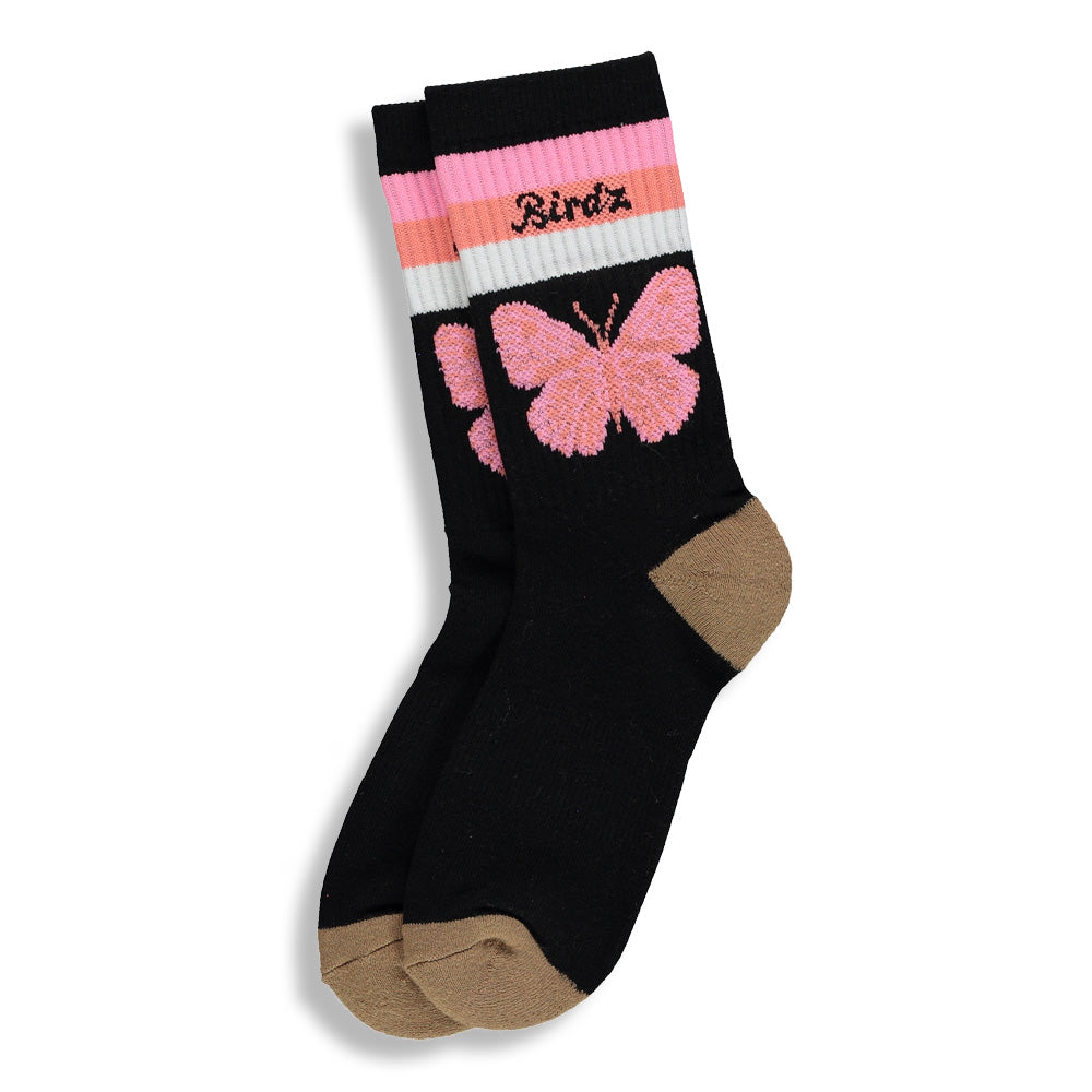 Butterfly Socks |Black| Kidz