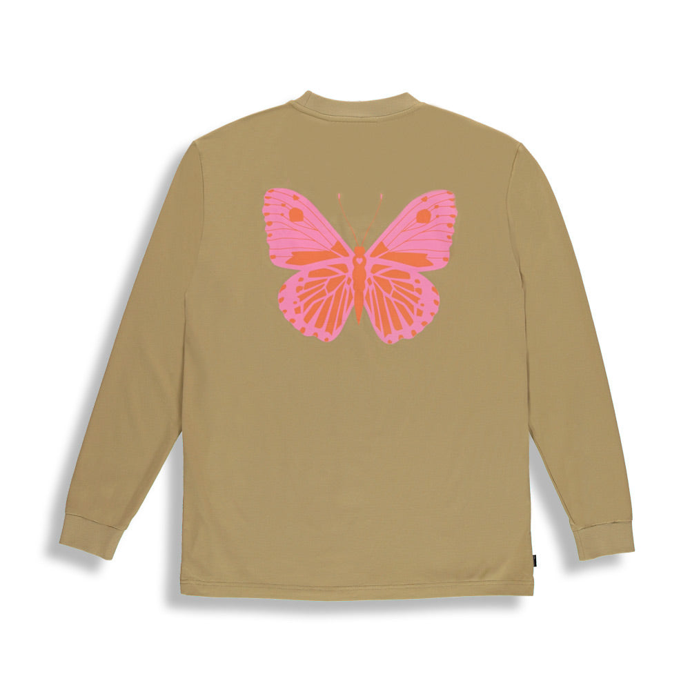 Butterfly Longsleeve Tee |Candid Ginger| Kidz