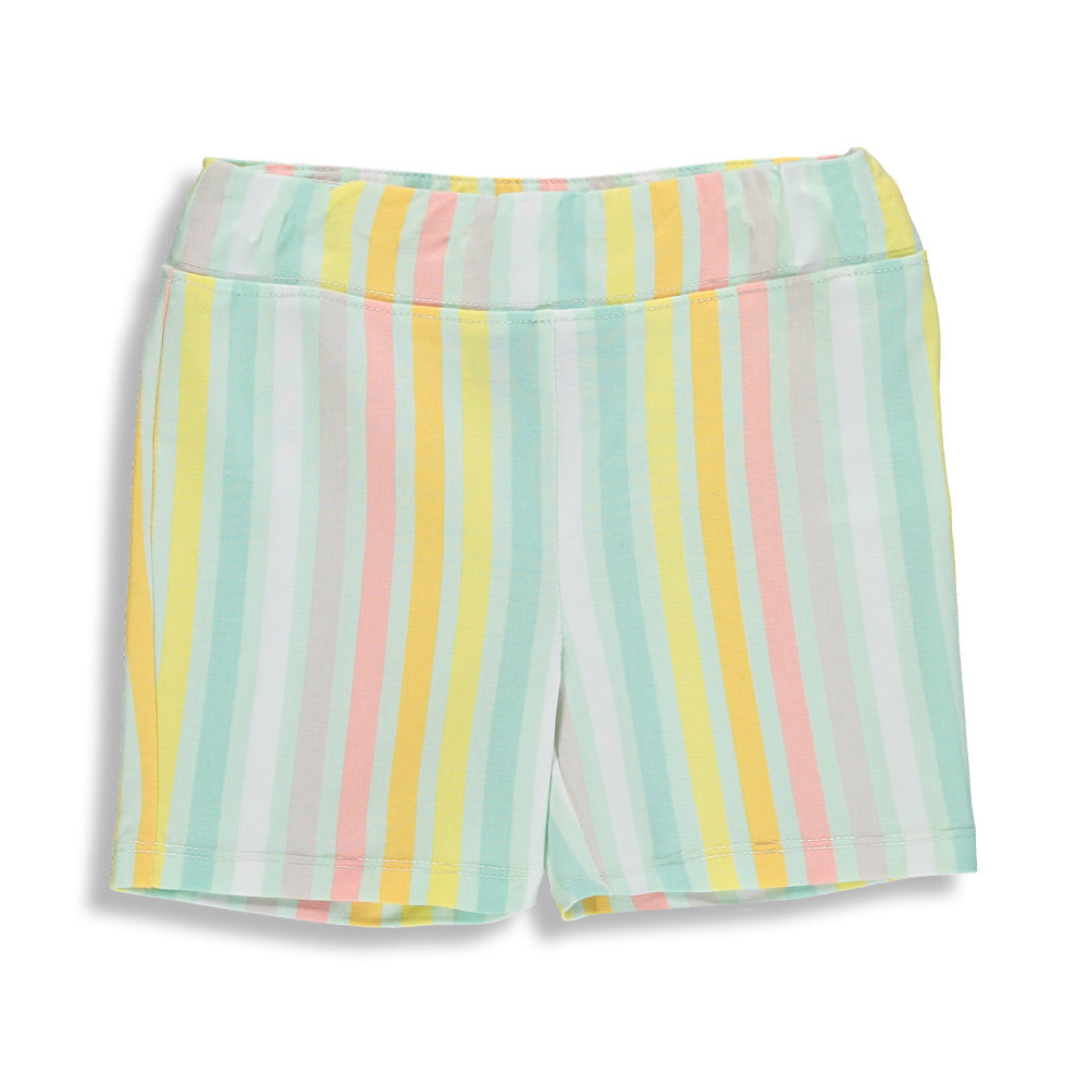 Summer Camp Biker Shorts |Stripes| Kidz