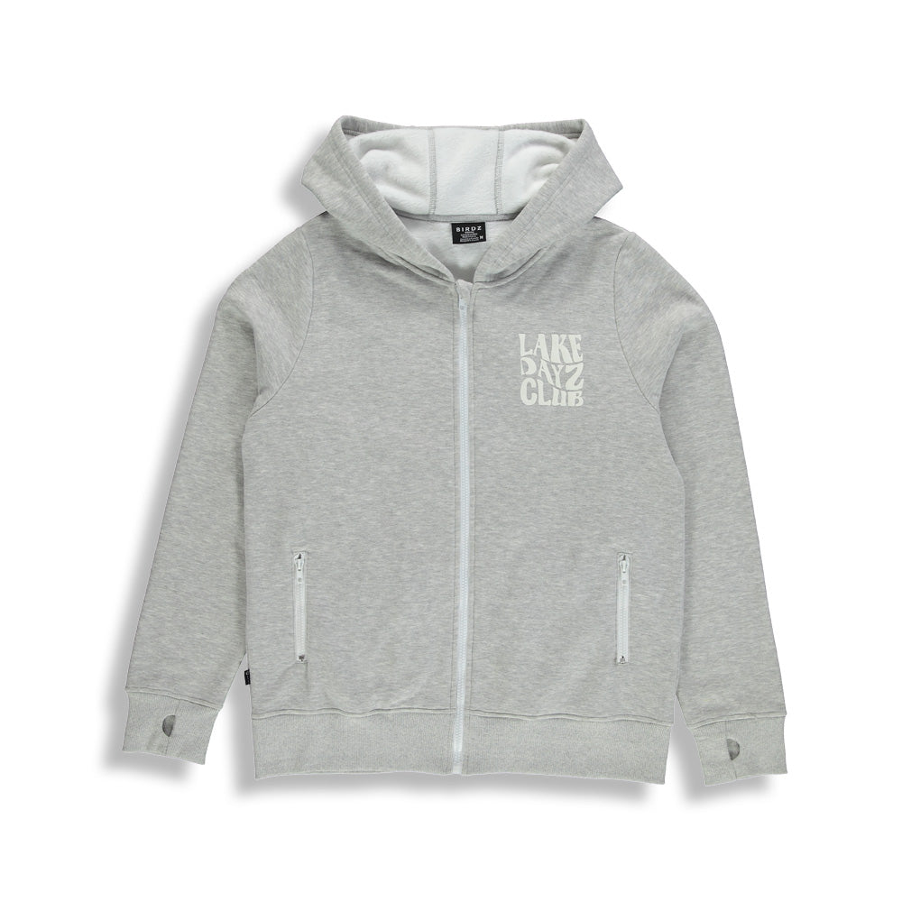 Lake Dayz Club hoodie vest |Marl Gray | Kidz