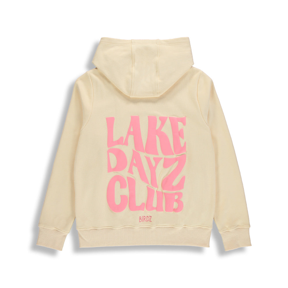 Lake Dayz Club Hoodie Vest |Pale Banana| Women