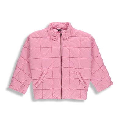 Puffer Sweat Jacket |Pink| Women