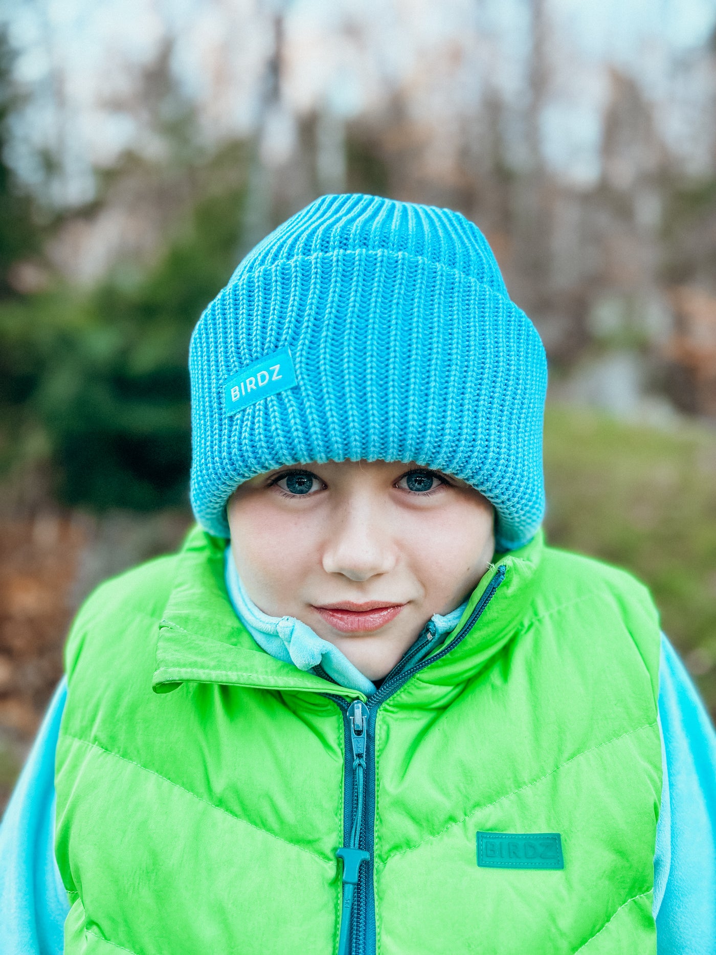 Ribbed Beanie |Blue| KIDZ AND ADULT