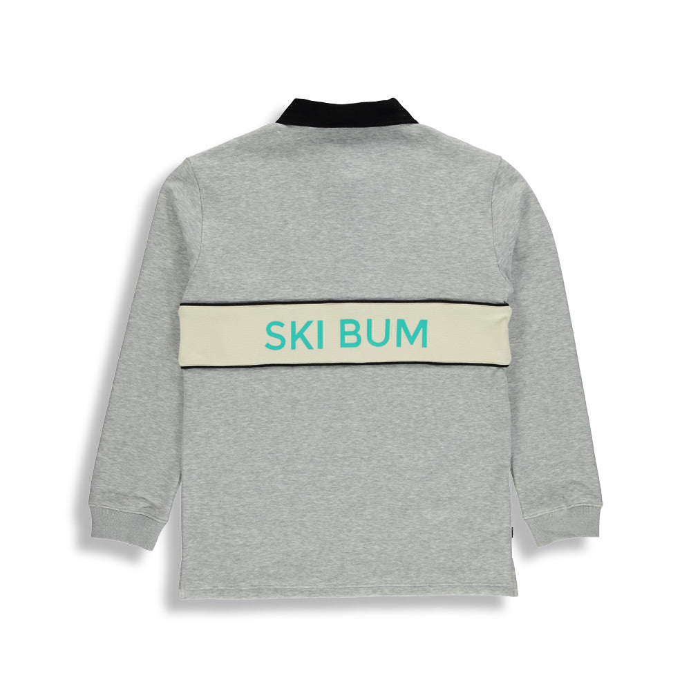 Ski Bum Polo Sweat |Gray| Adult