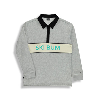 BIRDZ - Ski Bum Polo Sweat |Gray| WOMEN AND MEN