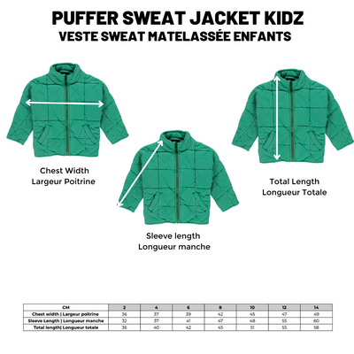 Puffer Sweat Jacket |Toucan| Kidz