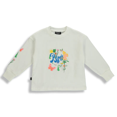 Birdz Fall Flowers Longsleeve Tee |Ivory| Kidz