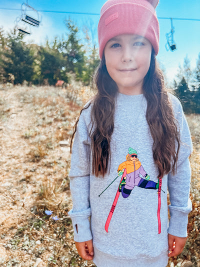 Girlz Saut en Ski |Gris| Kidz