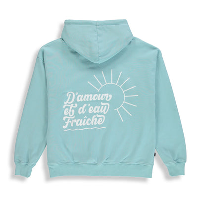 D'amour et d'eau fraîche hoodie |Lake blue| Kidz