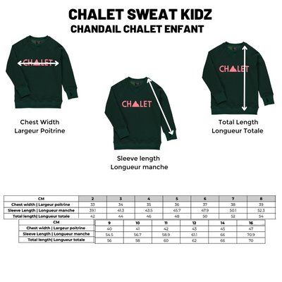 Chalet Sweat |Vert| Enfant