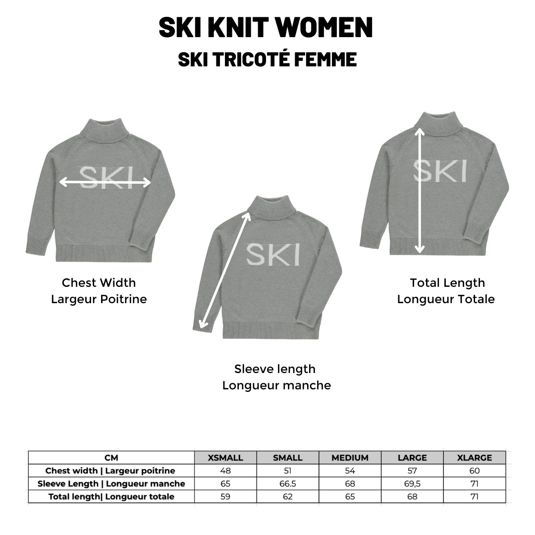 Ski Knit |Gray| Women