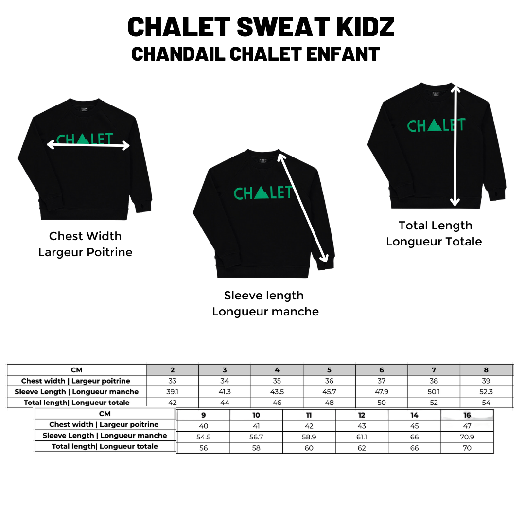 Chalet Sweat |Black| Kidz