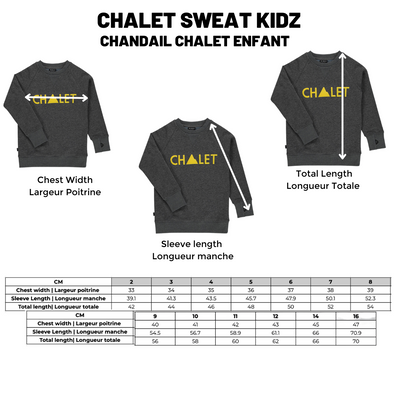 Chalet Sweat |Gris| Enfant