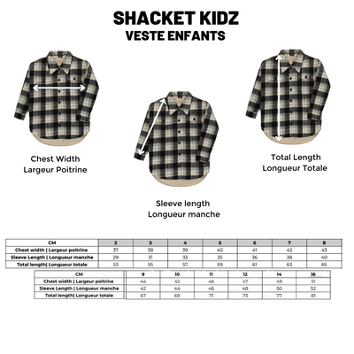 Shacket |Gris| Enfants