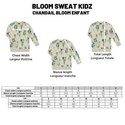 Bloom sweat |Ivoire| Enfant