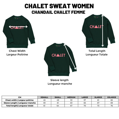 Chalet Sweat |Vert| Femmes & Hommes