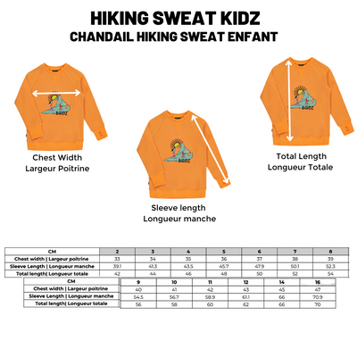 Backcountry Sweat |Orange| Enfant