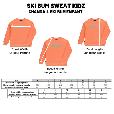 BIRDZ - Ski Bum Sweat |Peach| Kidz