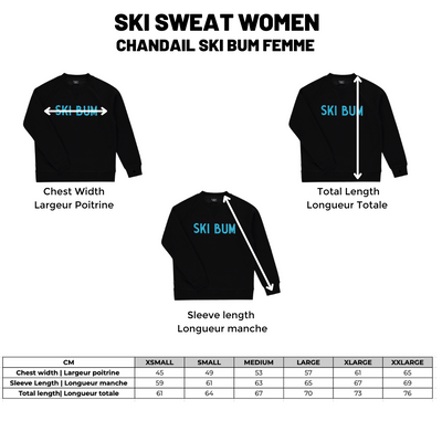 Ski Bum Sweat |Black| Women & Men