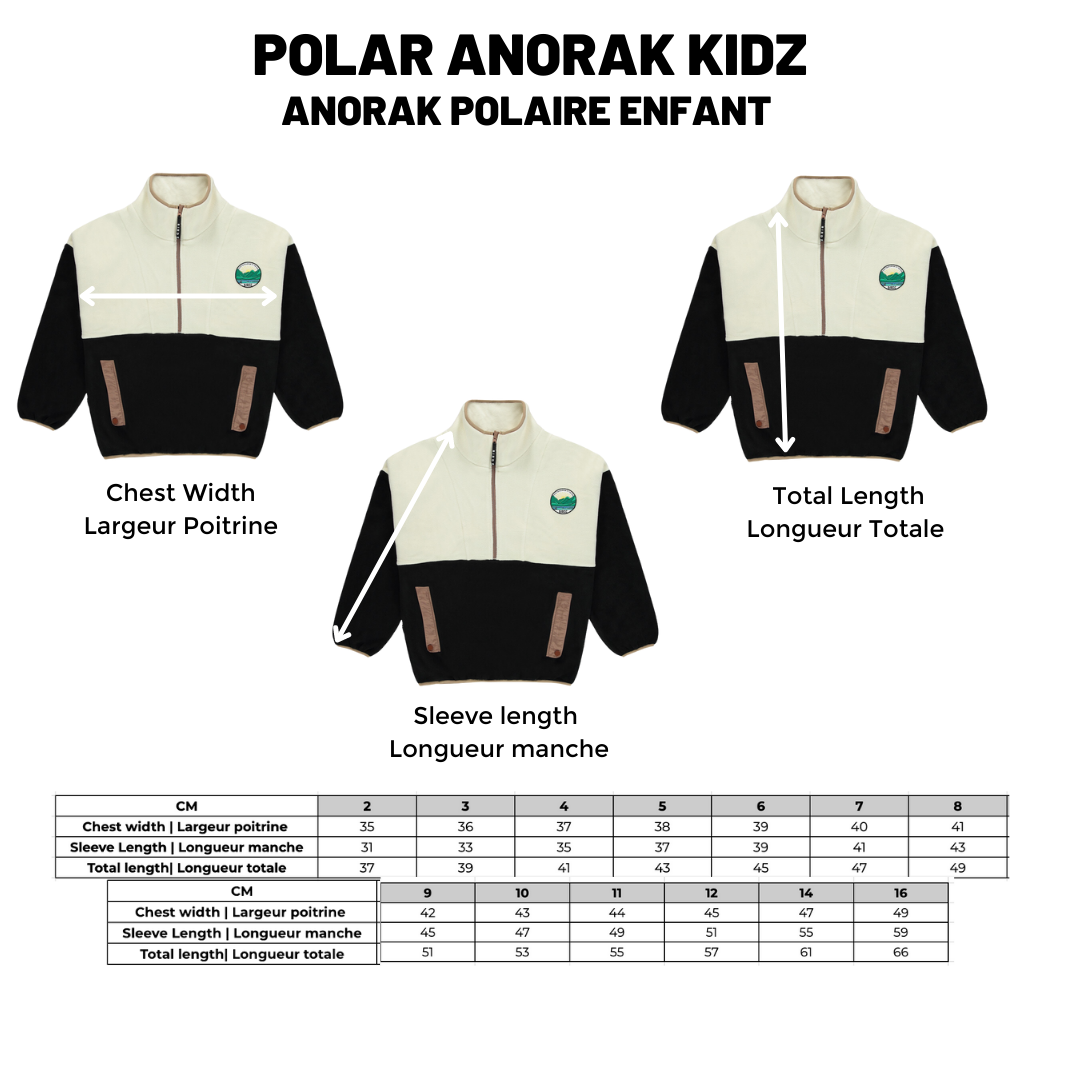 PRE-ORDER Polar Anorak |Black| Kidz