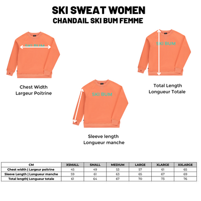 Ski Bum Sweat |Peach| Adult