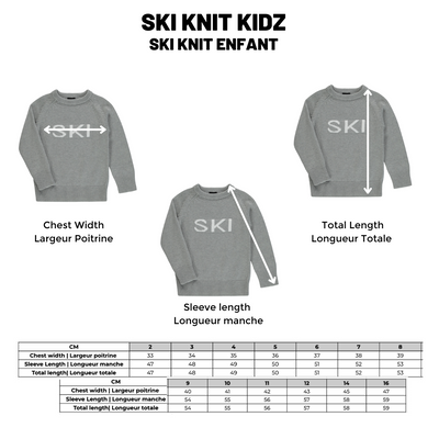 Tricot Ski |Gris| Enfant