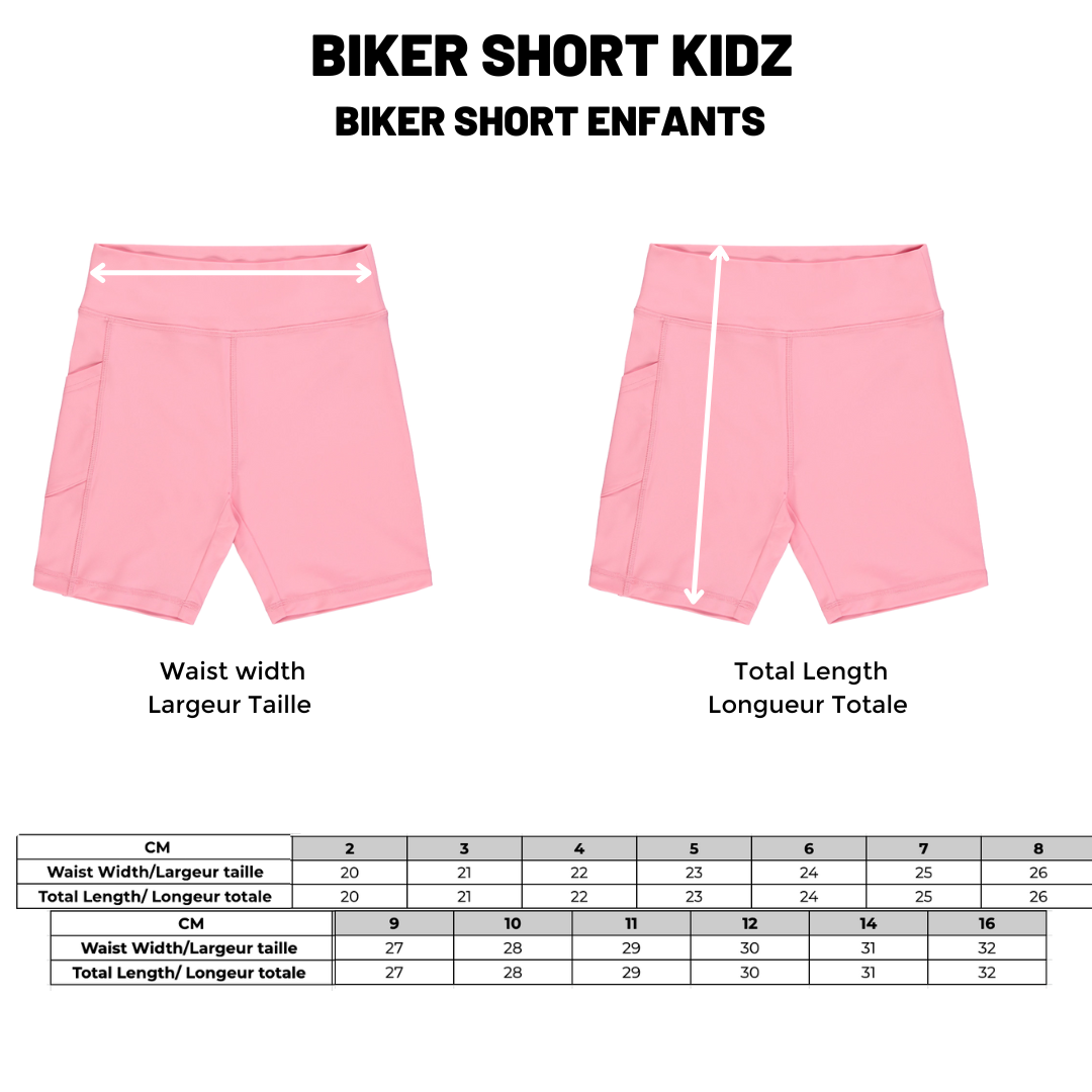 BIRDZ Biker Short |Barbe À Papa| Enfants