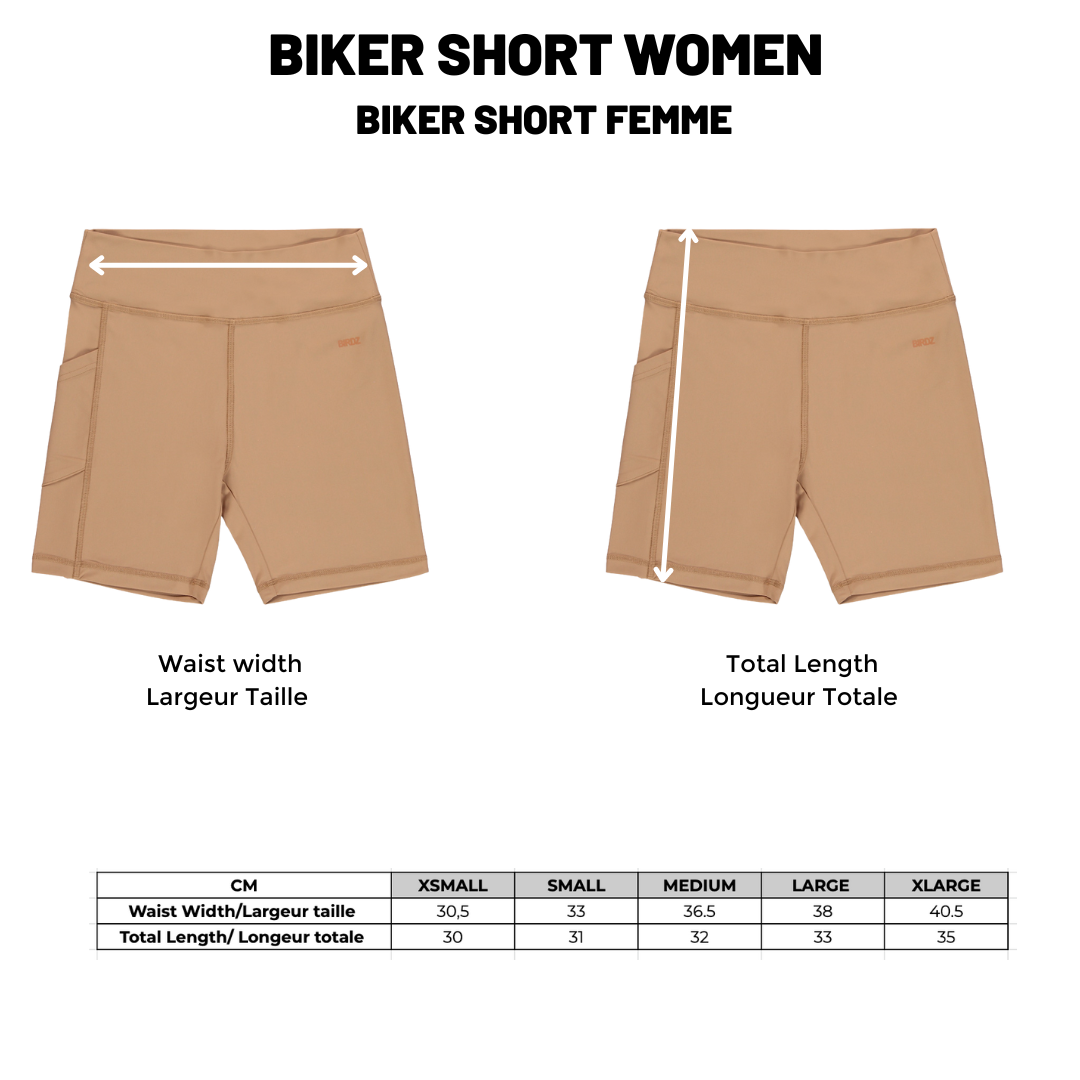 SAMPE -BIRDZ Biker Short |Iced Coffee| Women