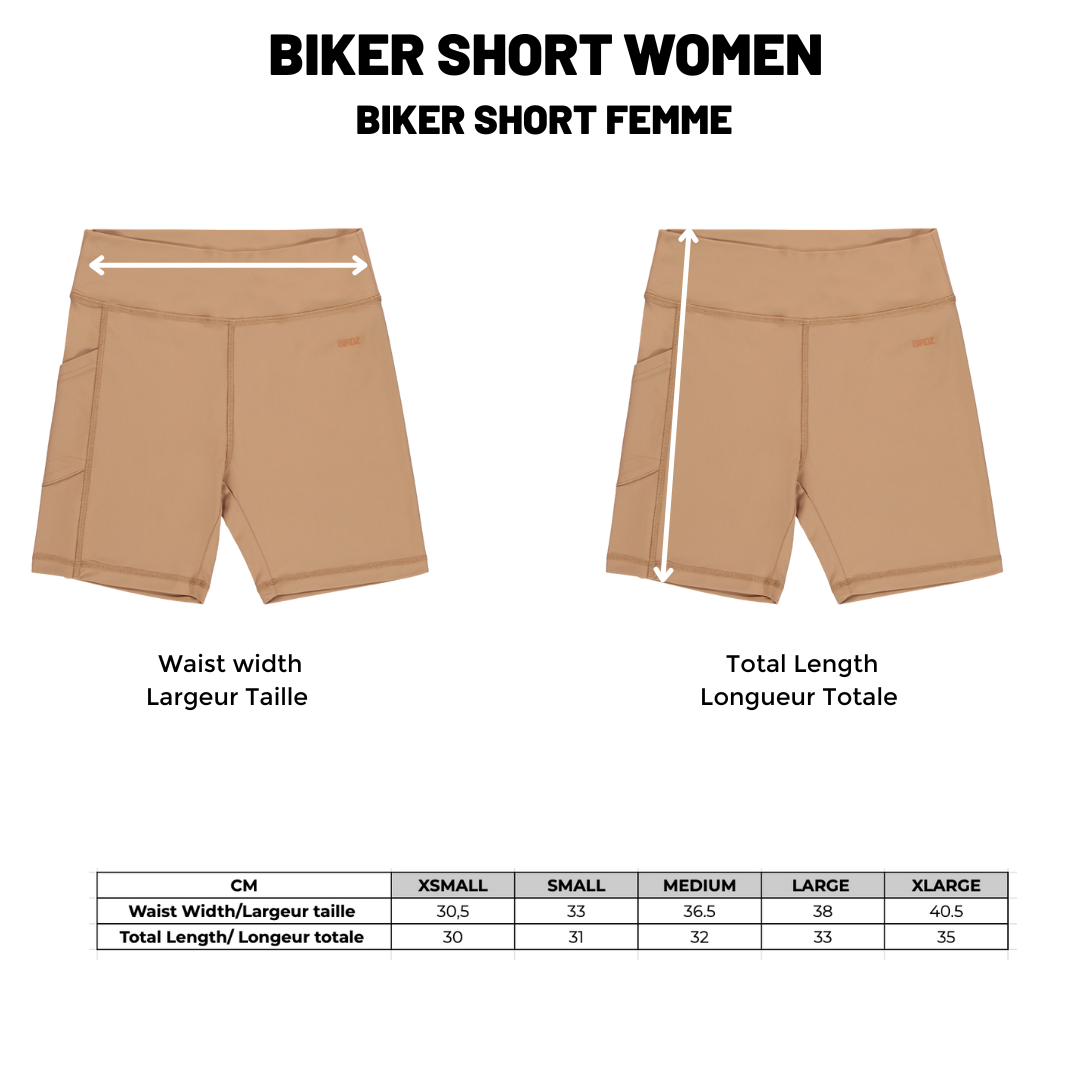 BIRDZ Biker Short |Café Glacé| Femmes