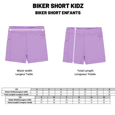 BIRDZ Biker Short |Lilas| Enfants