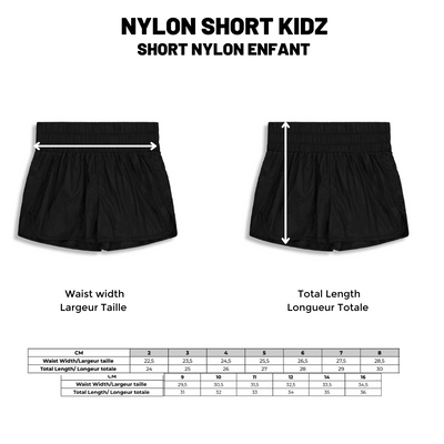BIRDZ Nylon Short |Black| Kidz