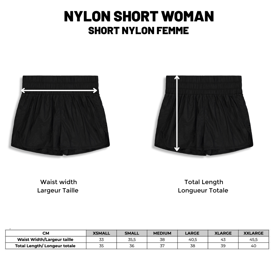 Nylon Short |Black| Women