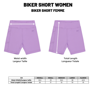BIRDZ Biker Short |Lilas| Femmes