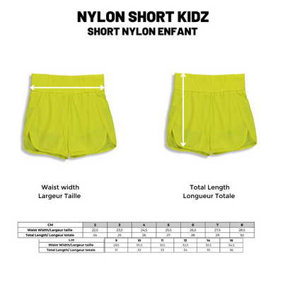 BIRDZ Short Nylon |Citron| Enfants