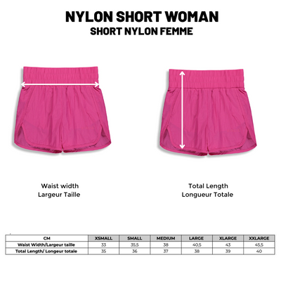 Nylon Short |Pink| Women