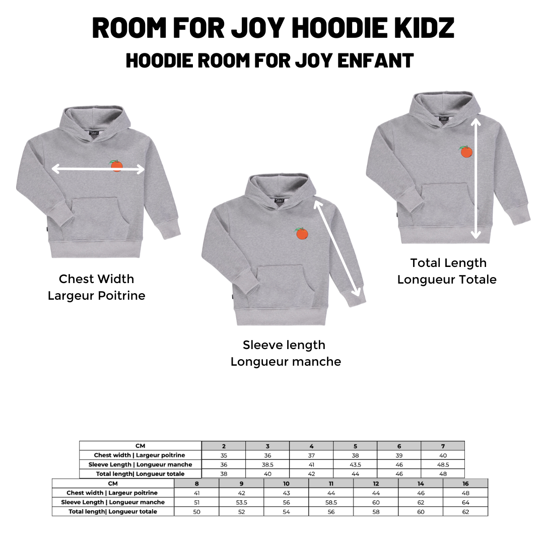 BIRDZ Hoodie Room For Joy |Gris| Enfants