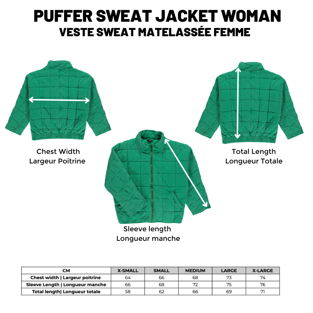 BIRDZ Puffer Sweat Jacket |Toucan| Women