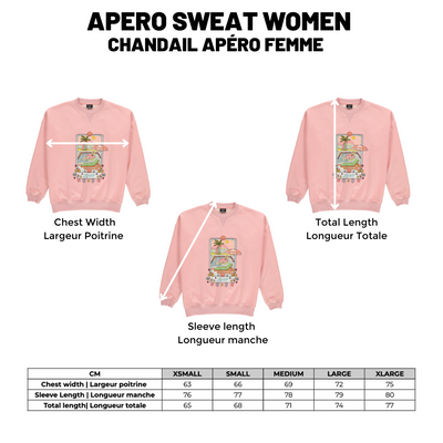 Apero Sweat |Salty Pink| Women