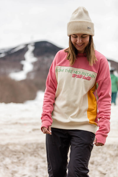 From the mountain to the lake |Colorblock| Adult