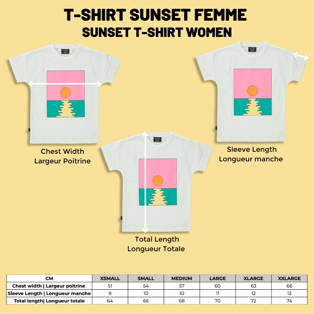 T-Shirt Wave Your Day |Ivoire| Femmes
