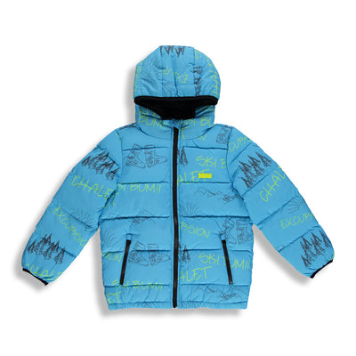 Puffer winter jacket |Blue| Kidz